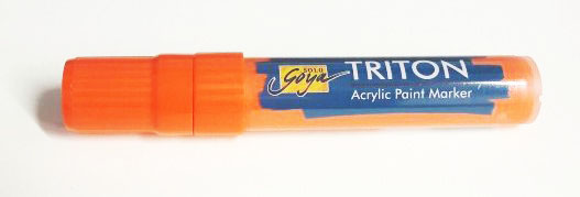 Triton Acrylic Paint Marker 15 mm - Genuine Deep Orange